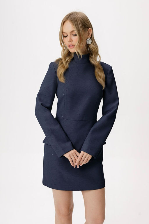 Платье Pirs 6340 синий  фото 2