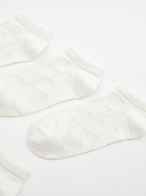 Desenli Kad?n Patik ?orap 5li
