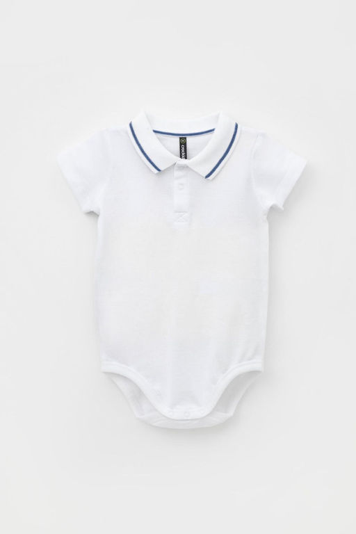 КР 6464/белый полукомбинезон для мал