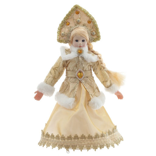 Снегурочка с ёмкостью для конфет, L18 W13 H36 см