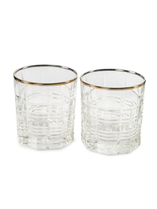 Стакан низкий ДАЛЛАС ГОЛД 2шт 300мл