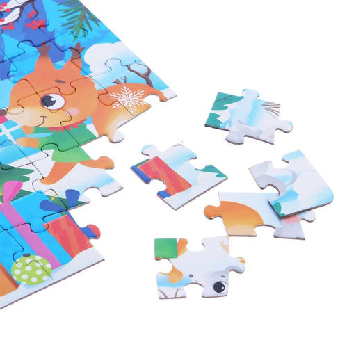 Пазлы 4 в 1 К нам приходит Новый год, 24, 35, 54, 60 элементов - Puzzle time фото 3