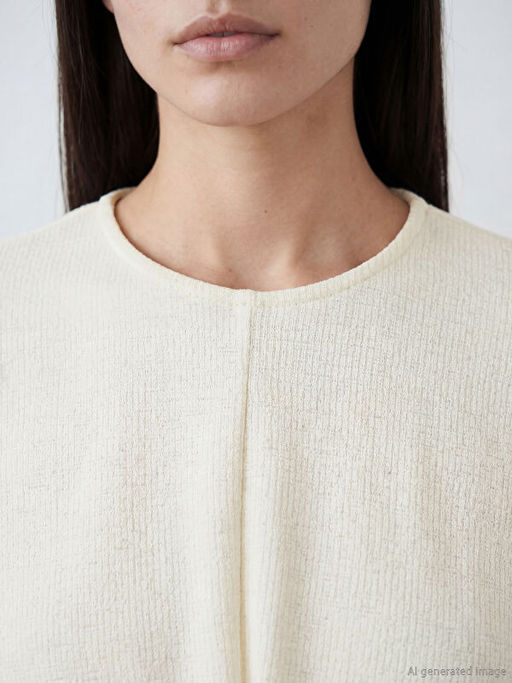 Bisiklet Yaka B?zg?l? Bluz