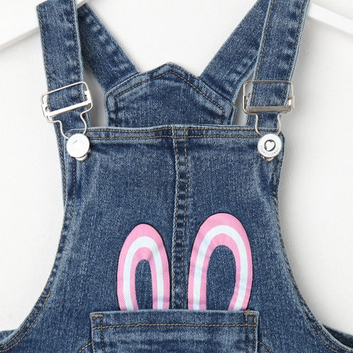 Полукомбинезон для девочек, цвет синий, рост 86см - Simaland фото 2