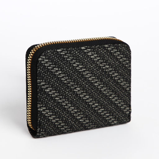 Кошелёк на молнии Сердце, чёрный