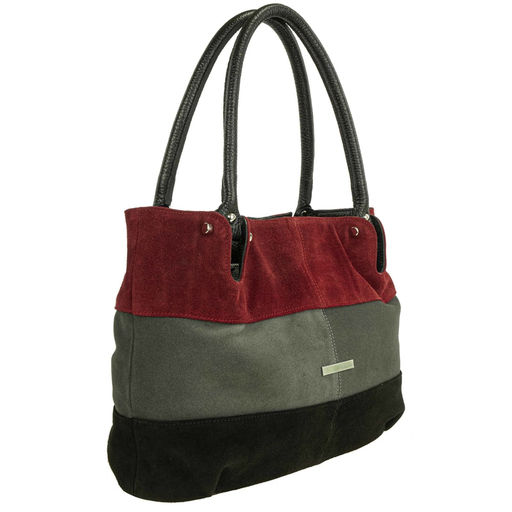 0693 Черный/Серый/Красный/Замша - Alessandro birutti фото 5