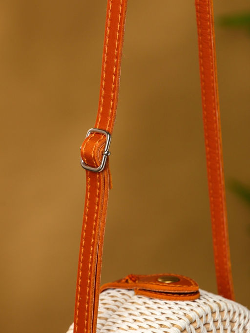 Сумка плетёная ротанг «Единорог», 15×6×60 см