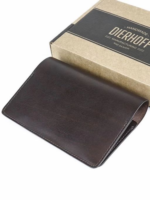 Мужская кожаная обложка для паспорта Dierhoff Д 6014-902 - Sergio valentini фото 3