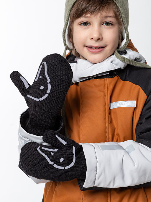 Варежки 14з17025 ягода/фиалка - Nikastyle фото 7