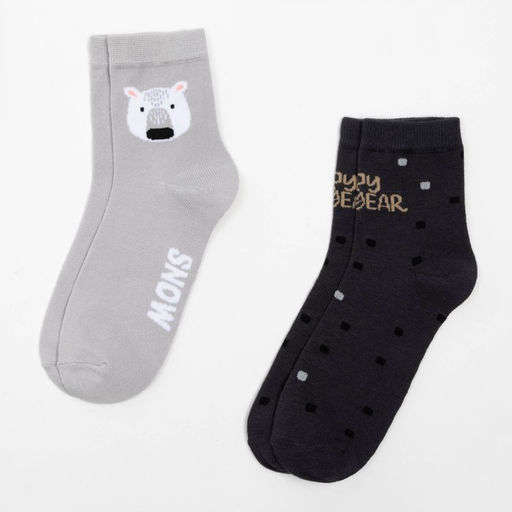 Носки женские новогодние KAFTAN Snow размер 36-40 (23-25 см), набор 2 пары