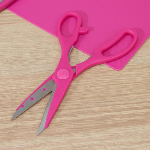 Набор кухонных принадлежностей, 5 предметов: ножи 12 см, 17 см, 17,5 см, доска, цвет МИКС - Simaland фото 5