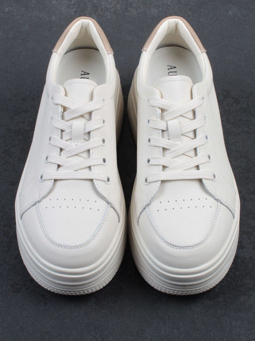 03-YC457-1 BEIGE Кроссовки женские (натуральная кожа)