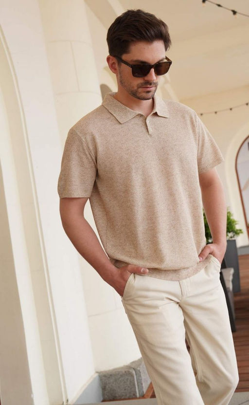 Футболка лен F011-06LN natural linen - Fine joyce фото 9