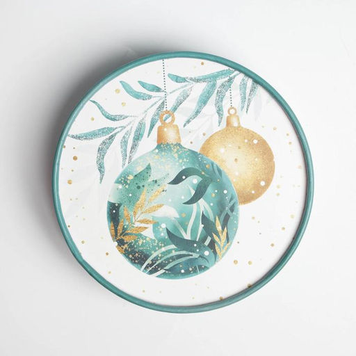 Коробка подарочная Новогодние игрушки, 12 х 8 см - Дарите счастье фото 3