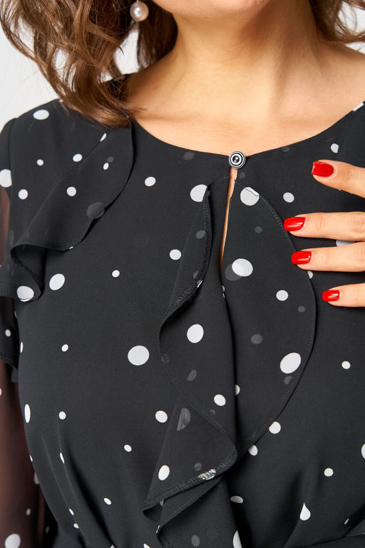 Платье EVA GRANT 7177 горох