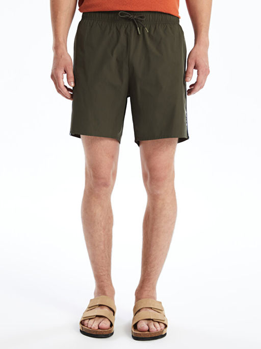 K?sa Boy Bask?l? Erkek Deniz ?ortu