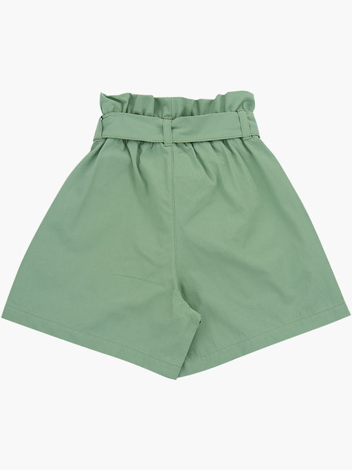 Шорты с пояском текстильные UD 7573 фисташка - Mini maxi фото 5