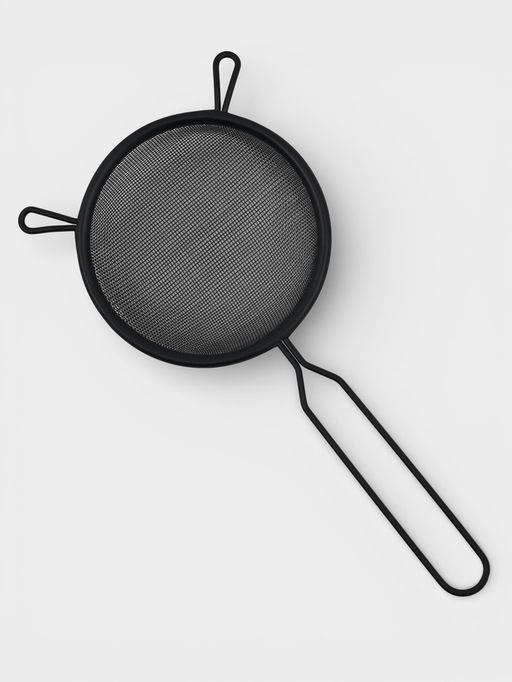 Цена за 2 шт. Сито с ручкой "Нуар" d=12 см, размер 26,5x12 см