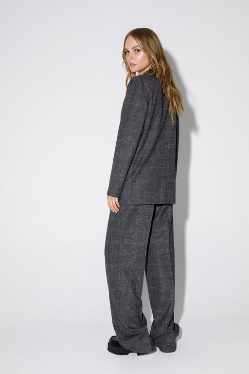 Жакет Pirs 4759 серая клетка  фото 5