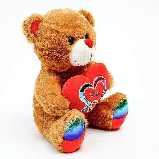 Мягкая игрушка Мишка, 25 см, цвета коричневый - Simaland фото 2