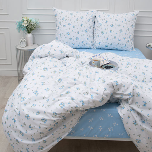 КПБ Традиция, 2,0 спальный с европростыней, поплин, 100% хлопок, пл. 110 гр./кв.м., Иммортели Пододеяльник 177*217, простыня 240*217, наволочка 70*70 (2 шт.)  фото 11