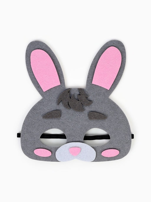 Карнавальный костюм "Зайчик", жилет, шорты, маска фетр, рост 92-116 см