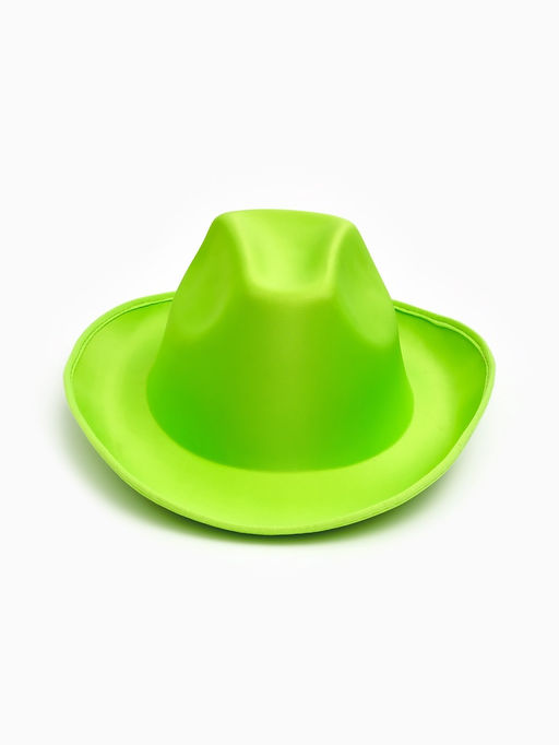 Карнавальная шляпа "Неон" зелёная р-р 56-58