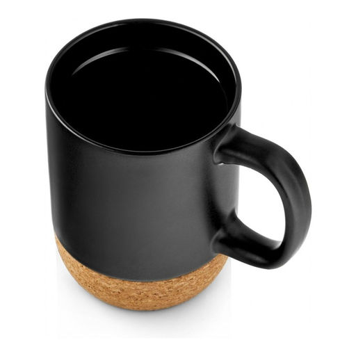 Кружка с крышкой Walmer Domino, 0.4 л, цвет черный  фото 3