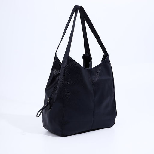 Сумка-мешок на молнии, цвет синий - Simaland фото 3