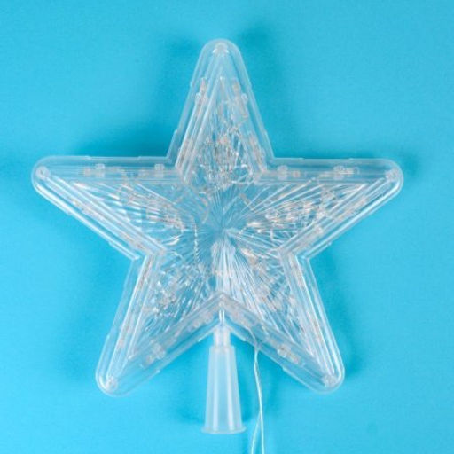 Гирлянда звезда на вершину елки 24 см 30 LED/ GT613 /уп 100/ мягкая упаковка - Галеонтрейд фото 2