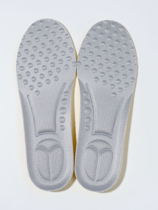 Цена за 2 шт. Стельки детские для обуви, универсальные, р-р RU до 35 (р-р Пр-ля до 36), 23.4 см, пара, серые - Onlitop фото 2