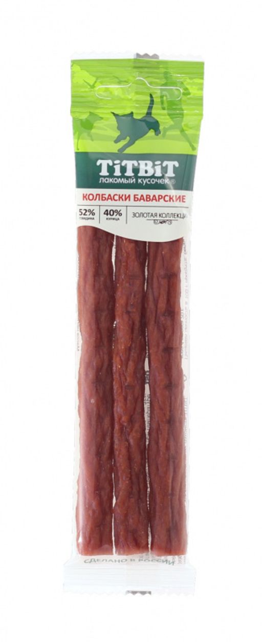 Титбит Колбаски Баварские для собак Золотая коллекция 35 г 4690538018934