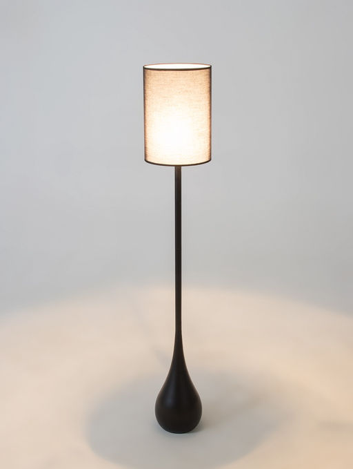 Торшер напольный "Капля" Е27 40Вт чёрный 25х25х150 см