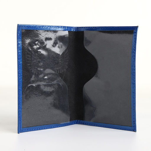 Обложка для паспорта, цвет синий