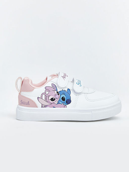 Angel ve Stitch Bask?l? K?z Bebek Spor Ayakkab?