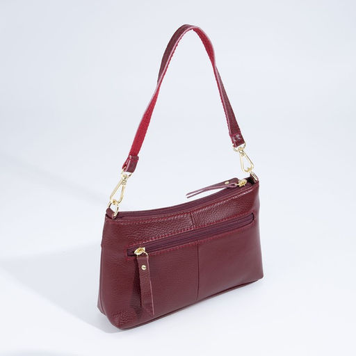 Сумка кросс-боди на молнии, цвет бордовый - Simaland фото 2