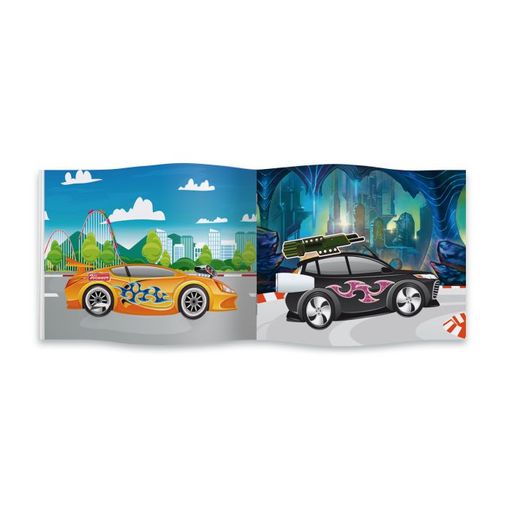 Раскраска с наклейками МАШИНЫ И МОТОЦИКЛЫ арт.41345/20 - Феникс+ фото 3