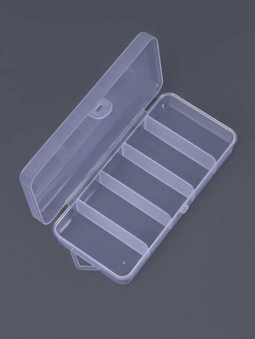 Органайзер для хранения мелочей, с подвесом, 5 ячеек, 12.8×6×2.5 см, прозрачный