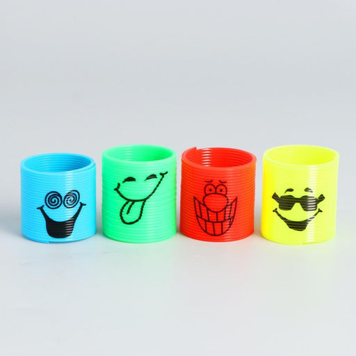 Цена за 12 шт. Пружинка-радуга Мордочка, цвета МИКС - Simaland фото 3