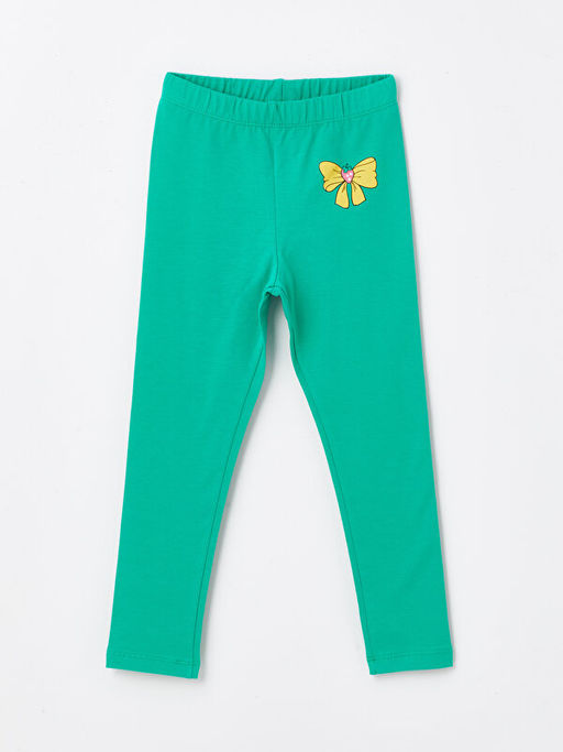 Beli Lastikli Bask?l? K?z Bebek Tayt