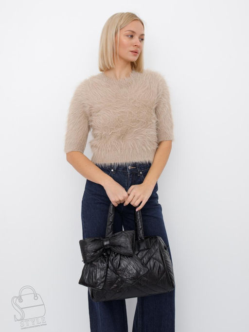 Сумка женская  58301S black Velina Fabbiano-Safenta в Новосибирске