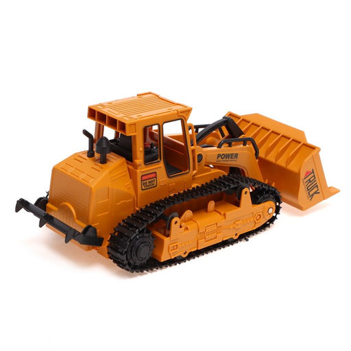 Бульдозер радиоуправляемый Стройтехника, подвижный ковш, работает от аккумулятора - Автоград фото 3