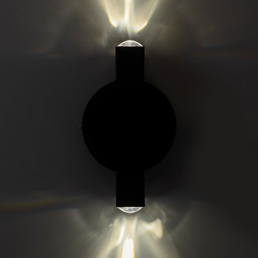 Бра BayerLux «Деко», 2хLED, 2 Вт, 4000К, IP66, чёрный, 9.5×4.3×16 см