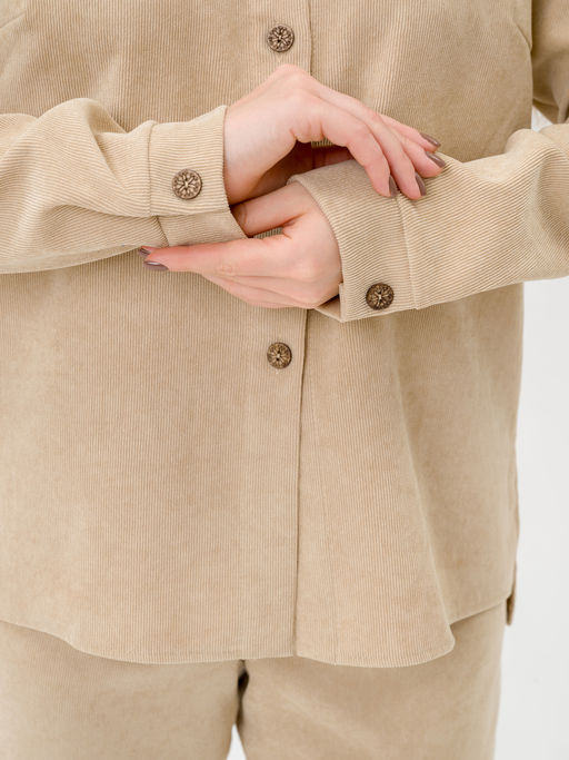 Костюм вельветовый светло бежевый - Odis фото 10