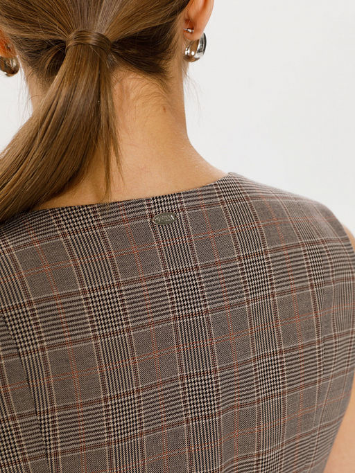 Жилет в клетку - Stilla фото 7