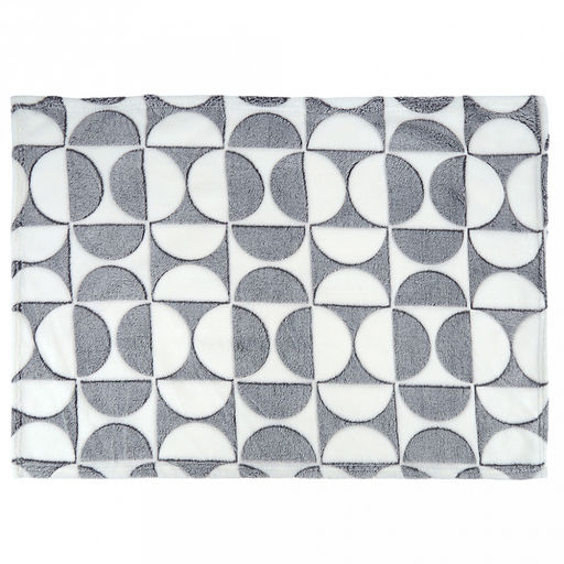 Подстилка-плед для животных 50х70см Аляска, велсофт Bamboo набивной, полиэстер 100%, плотность 260г/м2, упаковка Пакет ПП 35х45см, т.м. Pet toys  фото 2