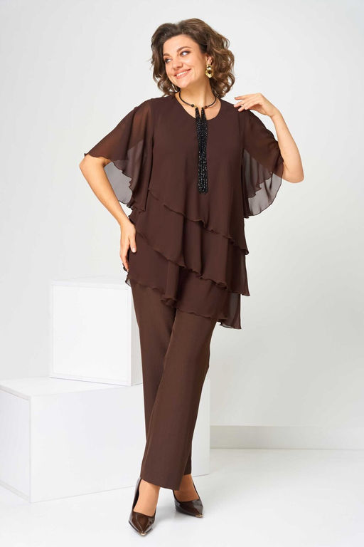 Костюм Асолия 1512 коричневый