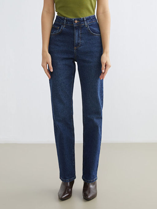 Mom Fit Kad?n Jean Pantolon