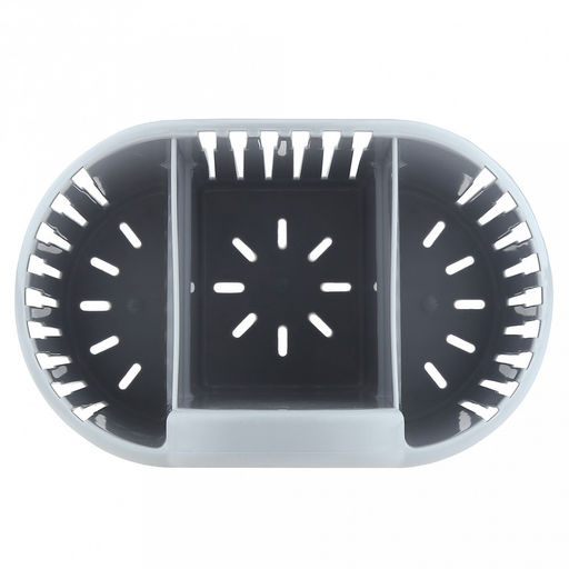 Подставка для столовых приборов пластмассовая 18,7х11,3х14,8см, светло-голубой (Россия) - Домашняя мода фото 7