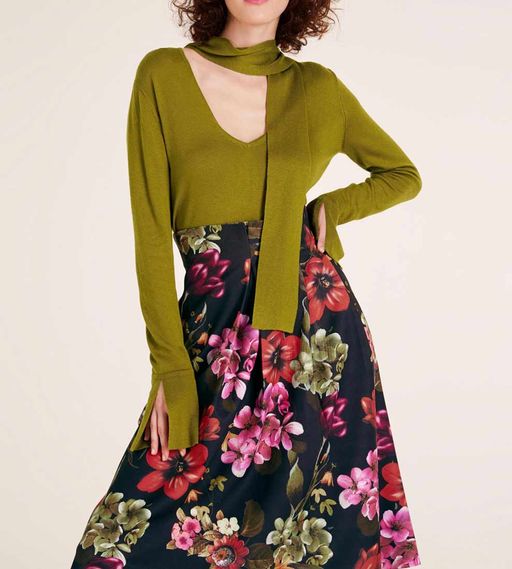 Пуловер, оливковый - Heine фото 5